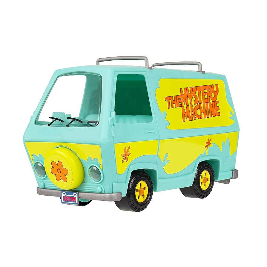 58. vintage スクービードゥー！　ミステリーマシン　フィギュアセット Amazon | Basic Fun スクービードゥー ミステリーマシン ライト